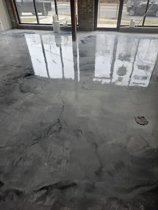 Epoxy floor installation 1